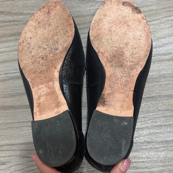 Kate Spade Shiny Black Women's Flats - Picture 4 of 5